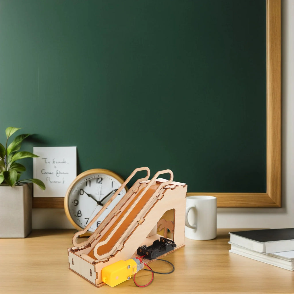 Wooden Electric Escalator DIY Kit