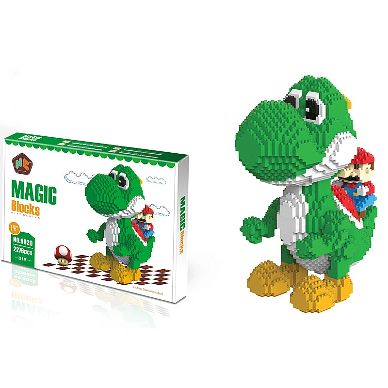 Particle Building Blocks Yoshi Assembly Model