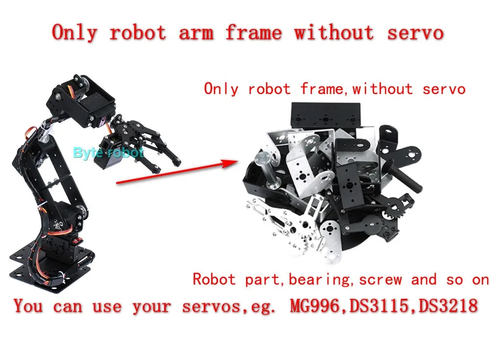 6-DOF Robotic Arm DIY Kit