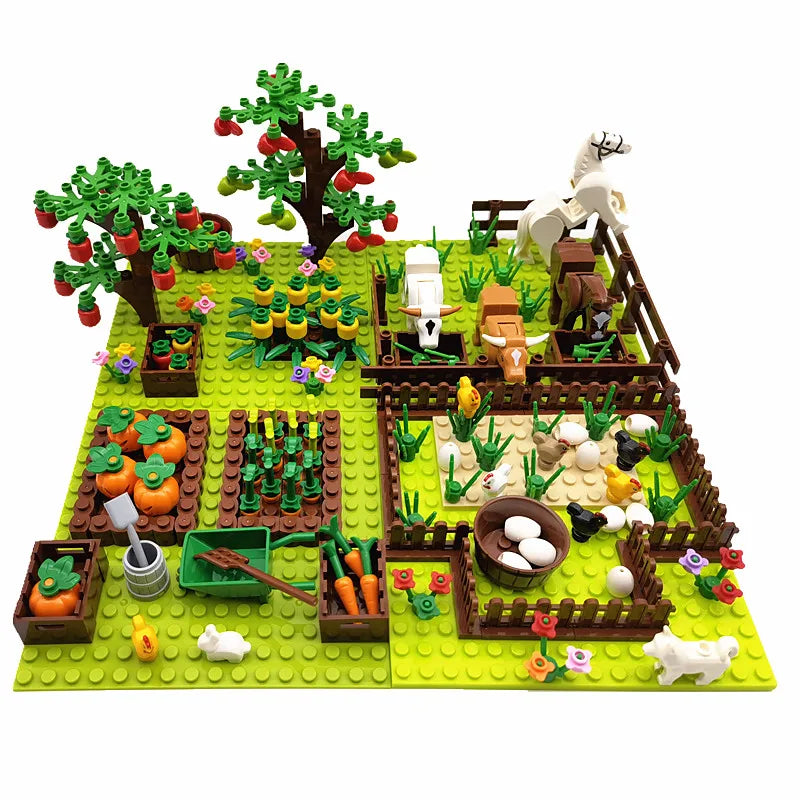 Farm Building Blocks Set