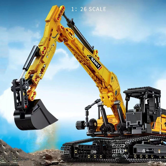 SEMBO BLOCK 1022-Piece Excavator Model Main Image