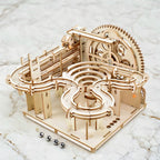 3D Wooden Mechanical Marble Run Puzzle