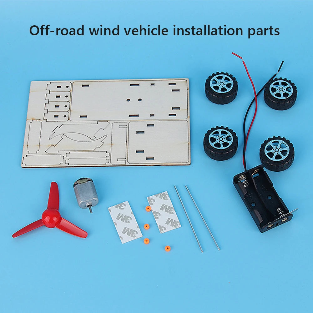 DIY Electric Wind-Powered Car
