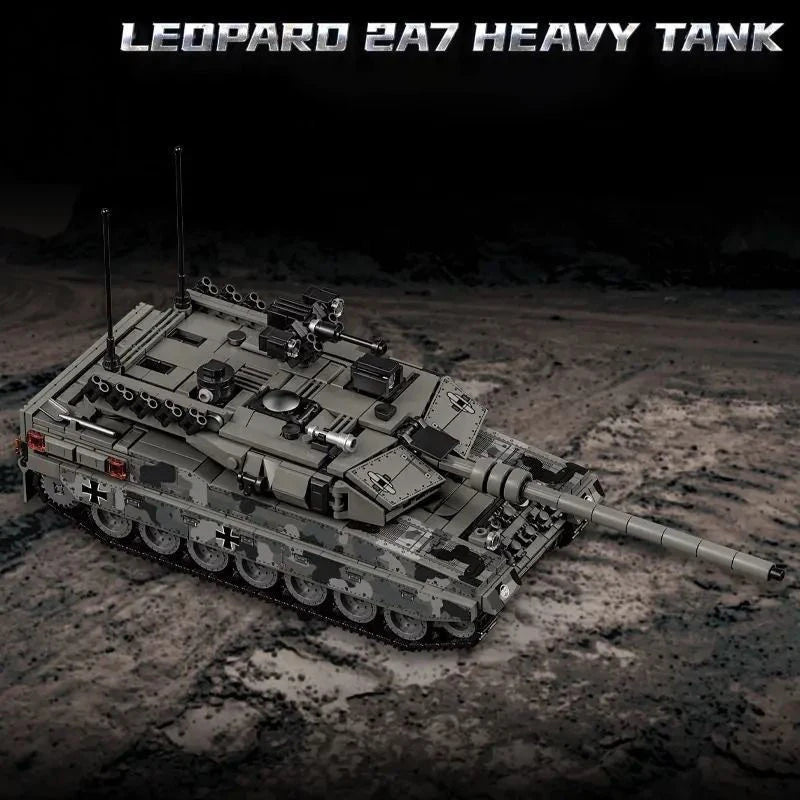 Leopard 2A7 Heavy Tank Building Blocks Set