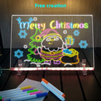 LED Drawing Board Luminous Wordpad