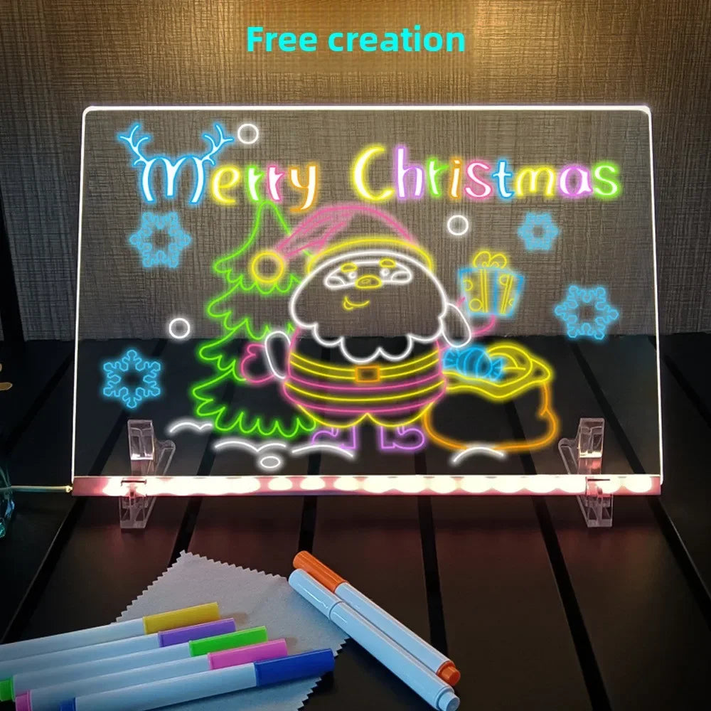 LED Drawing Board Luminous Wordpad