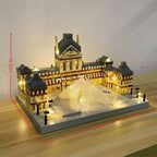 Louvre Model Micro Mini Building Blocks Toy Set