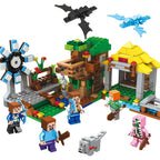 Small Village Jungle Treehouse & Cave Building Blocks Set