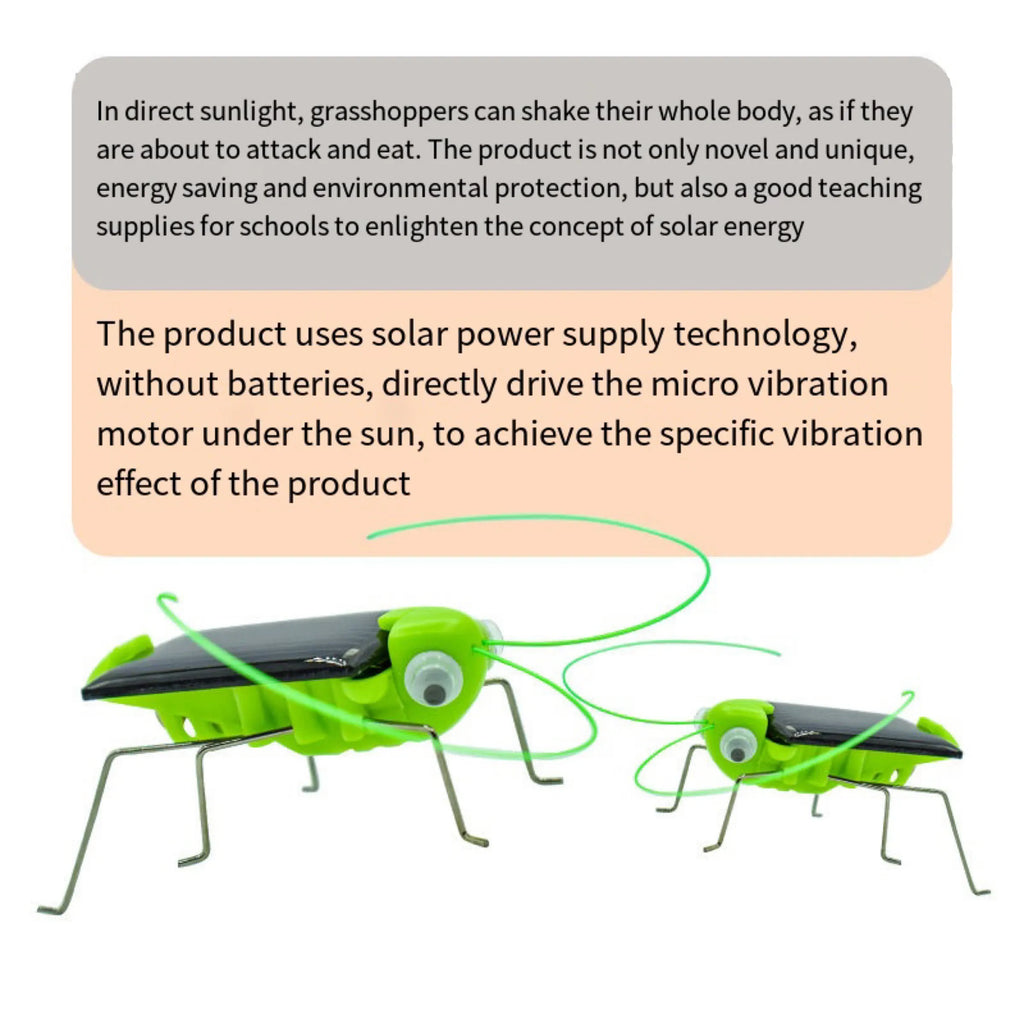 Solar Grasshopper Toy – DIY Educational STEM Puzzle
