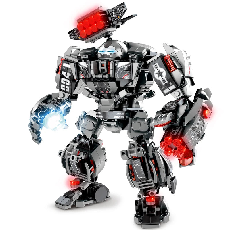Superheroes Building Blocks Robot Model Set