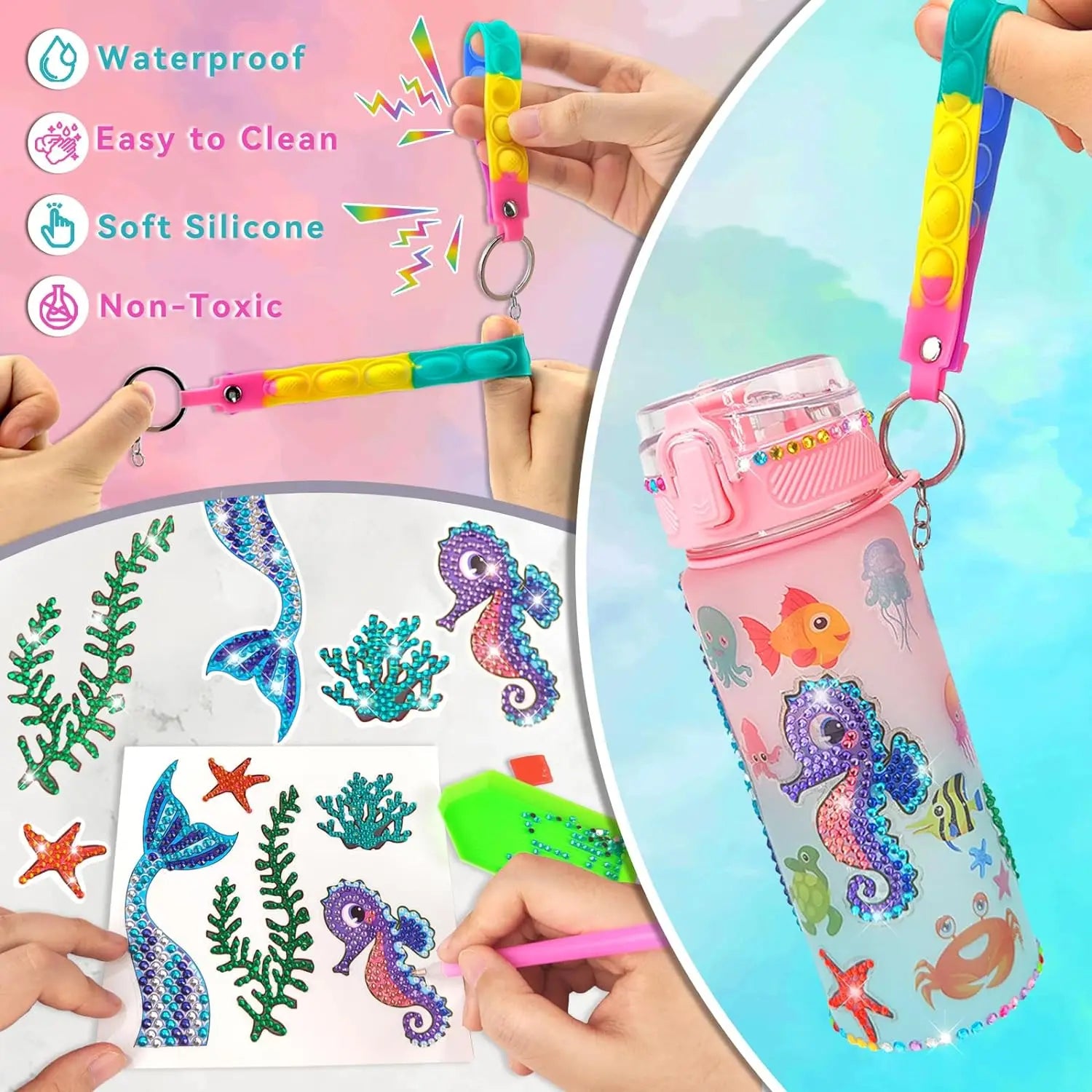 Decorate Your Own Water Bottle Kit