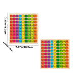 Wooden Multiplication Table & Number Game Board Set