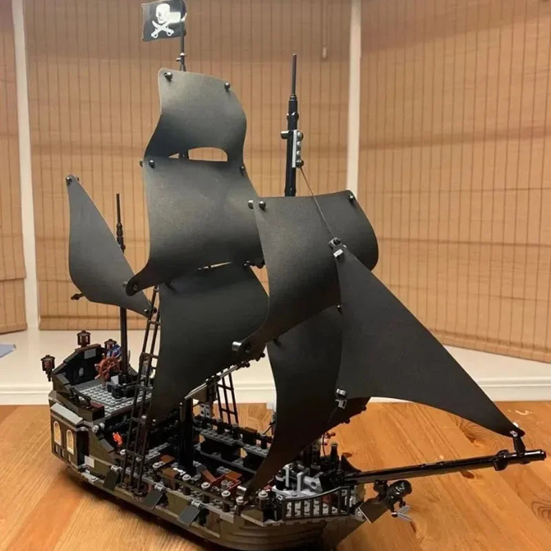 Caribbean Ship Revenge Warship – Black Pearl Building Block Set