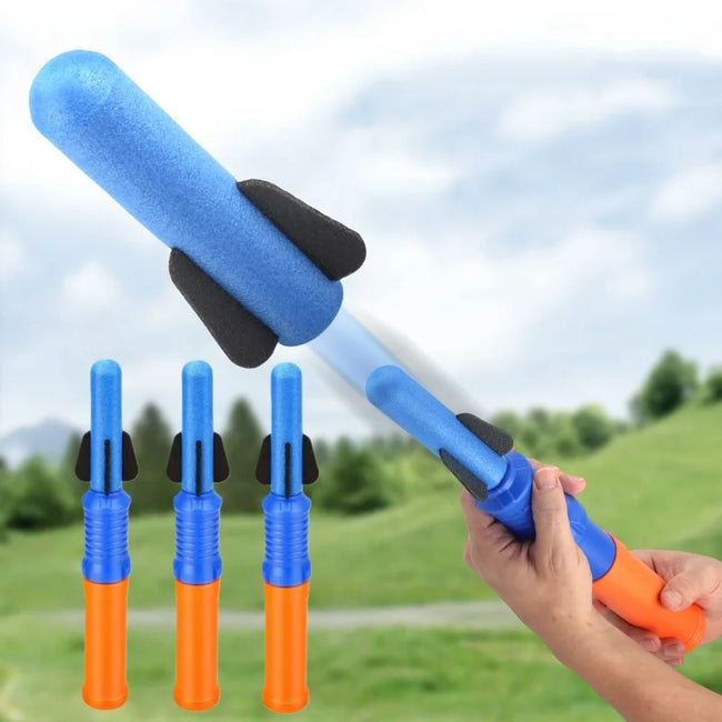 Hand-Propelled Rocket Launcher Toy Set Hover Image