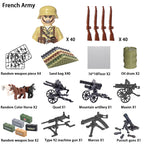 Military Building Block Character – World War II Soldier Mini Doll