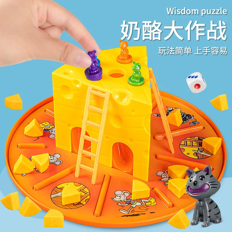 Cat and Mouse Cheeze Board Game