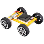 Mini Solar-Powered DIY Car Kit for Kids