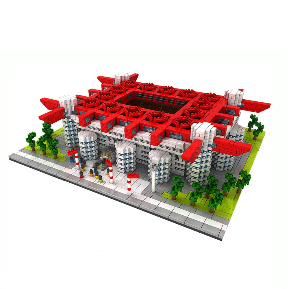 Barcelona Soccer Stadium Micro Blocks Building Set
