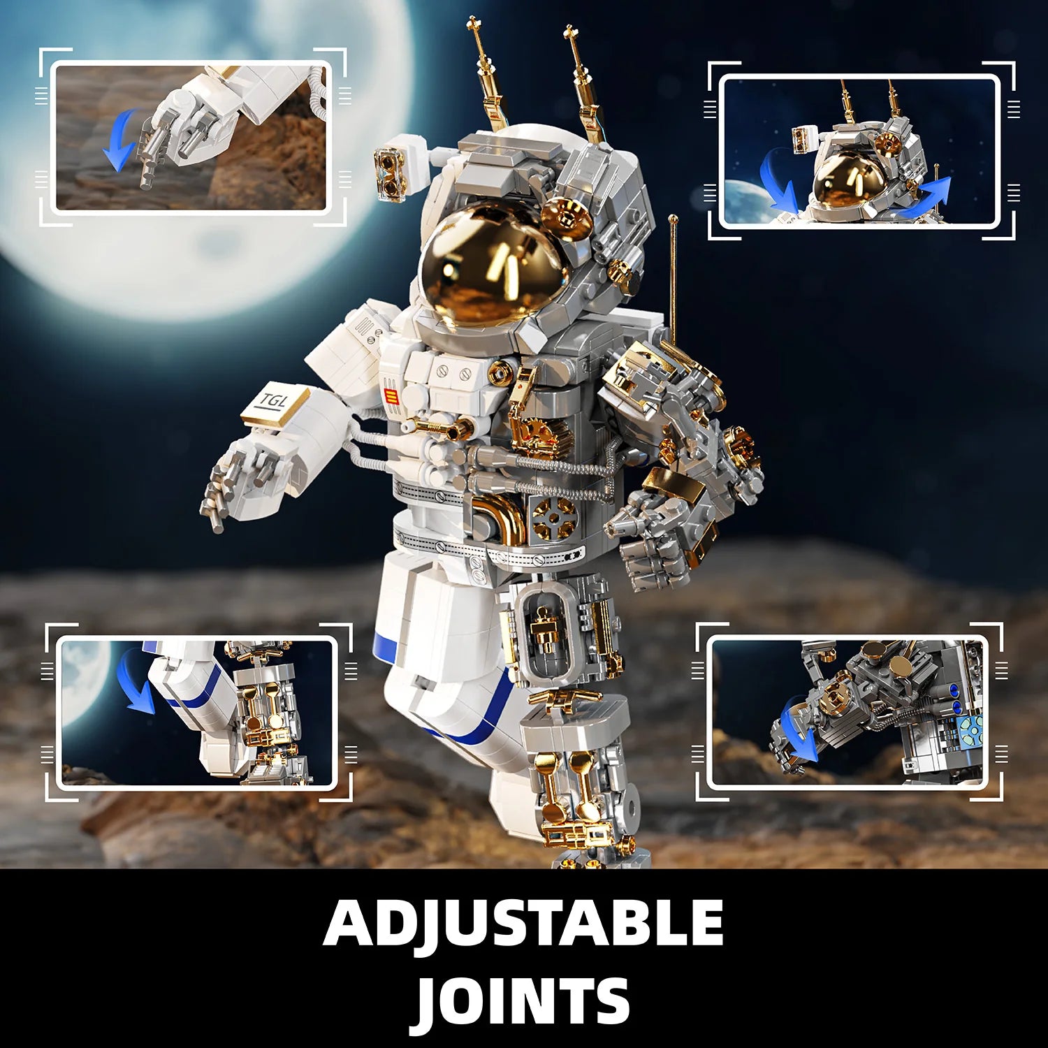 Astronaut Model Building Blocks