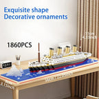 Cruise Ship Building Block Assembly Toy