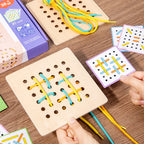 Kids Montessorri Threading Logical Thinking Game