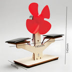 DIY Solar Fan Kit Science & 3D Wooden Puzzle