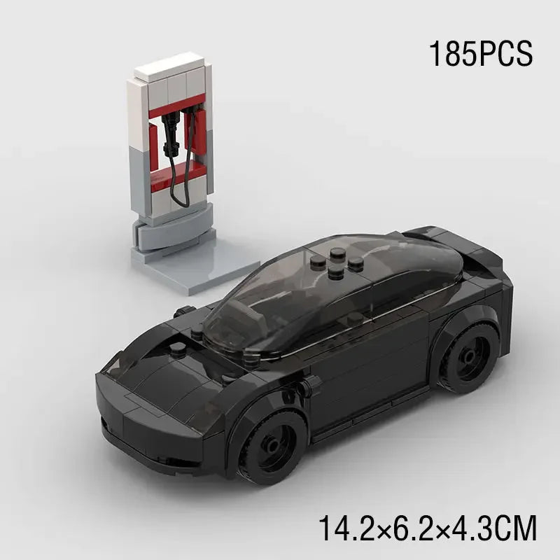 Electric Vehicle Model Car Bricks Set