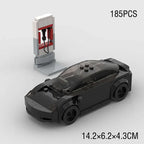 Electric Vehicle Model Car Bricks Set