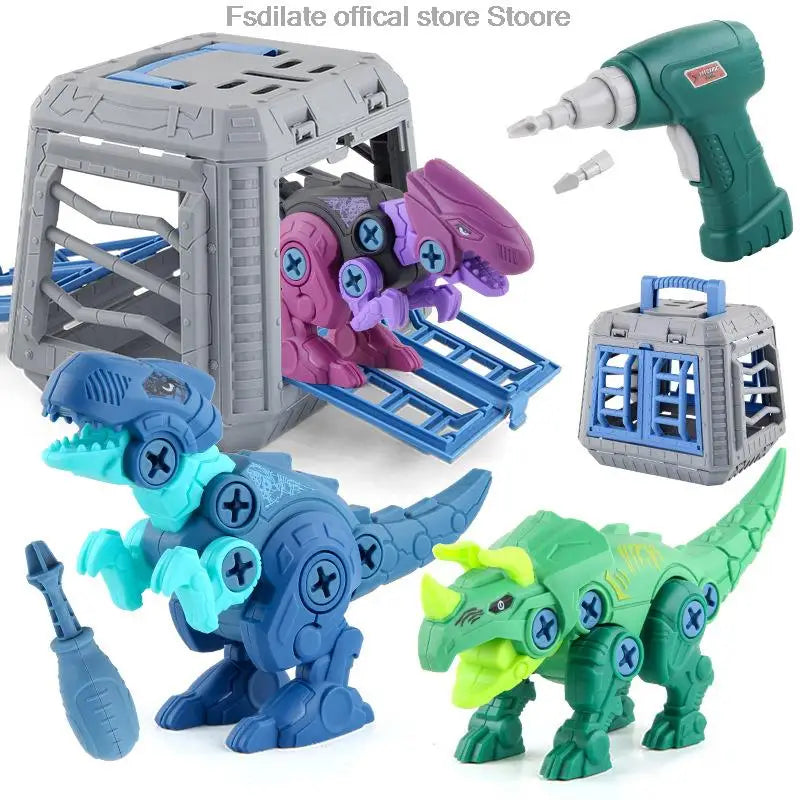 DIY Assembled Dinosaur Building Block Toy