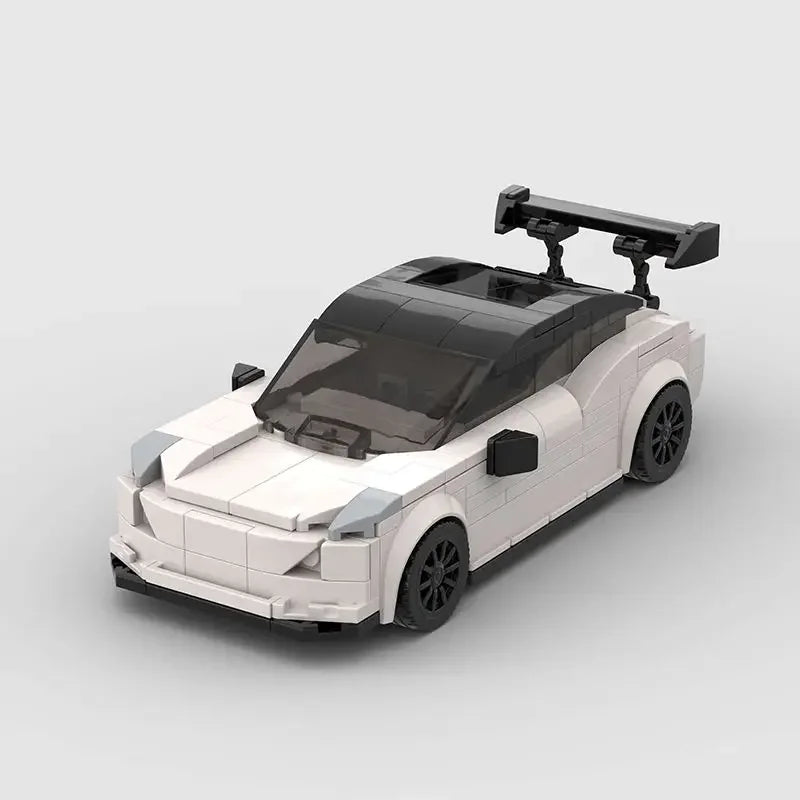 Electric Vehicle Model Car Bricks Set