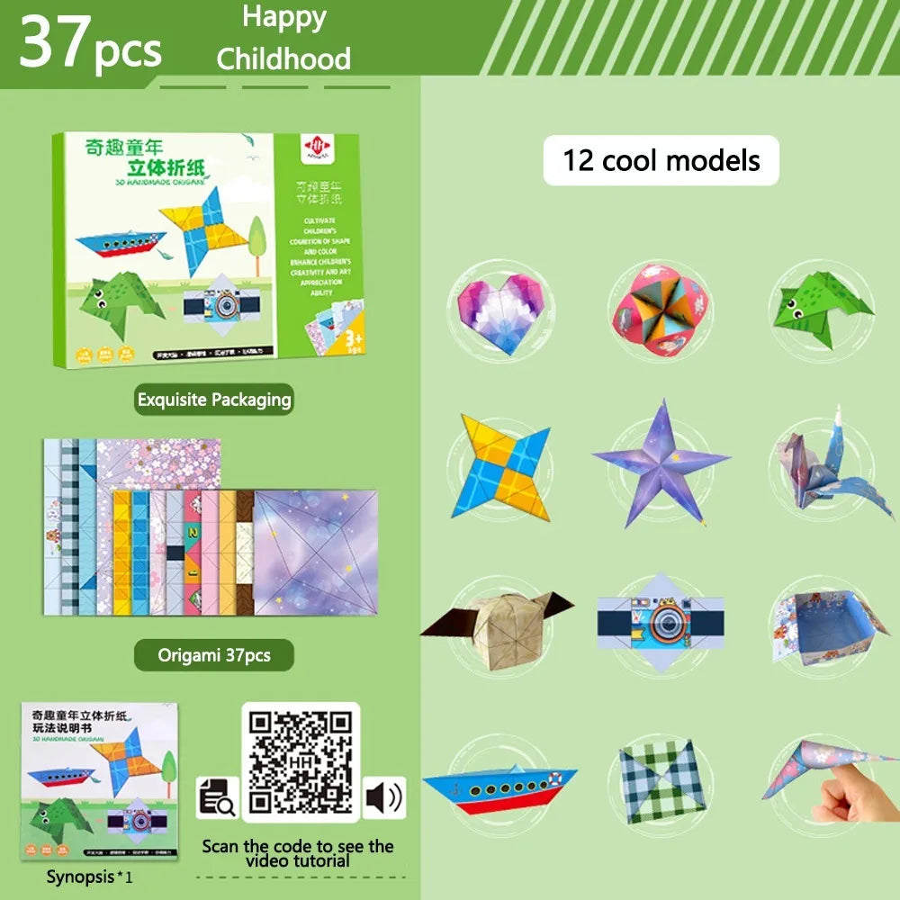 Origami Paper Handicrafts Kit