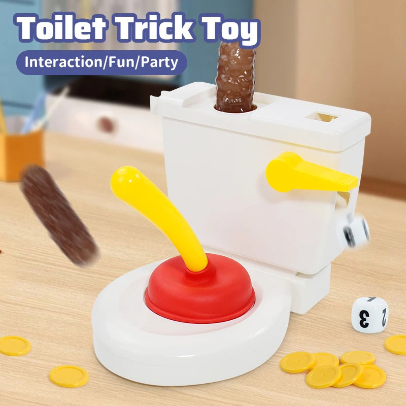 Funny Toilet Trick Toy Party Game