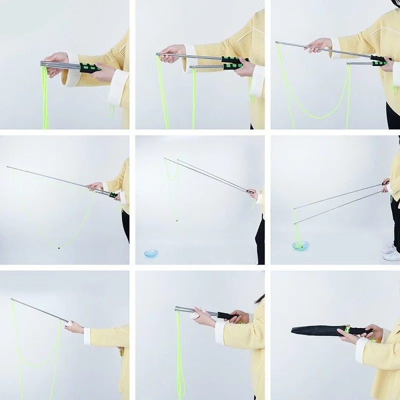 Style Bubble Rope Stainless Steel Giant Bubble Maker Wand