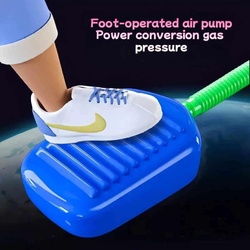 Children’s Foot-Triggered Rocket Launcher Toy