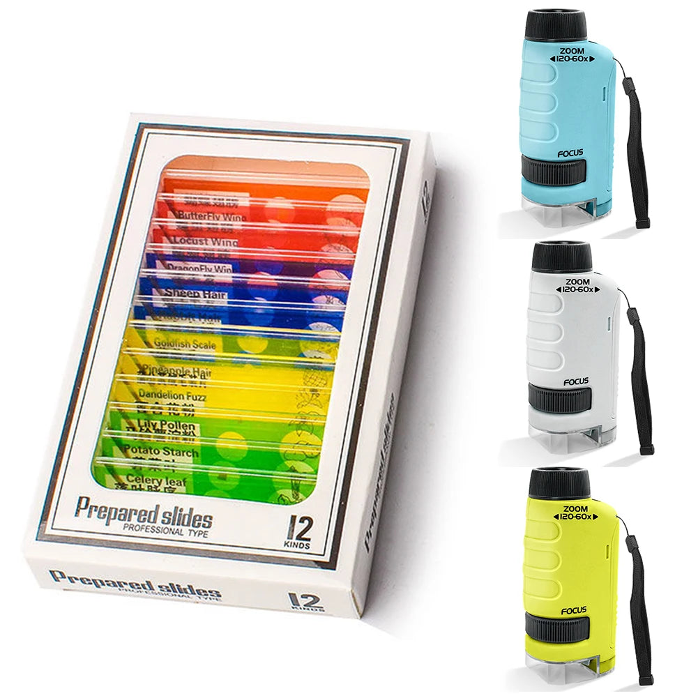 Educational Mini Handheld Microscope for Kids