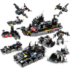Police Station SWAT Team Military Building Blocks Set