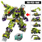 6-in-1 Deformation Car Assembly Building Blocks Set