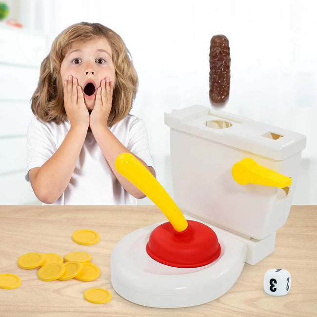 Funny Toilet Trick Toy Party Game Hover Image