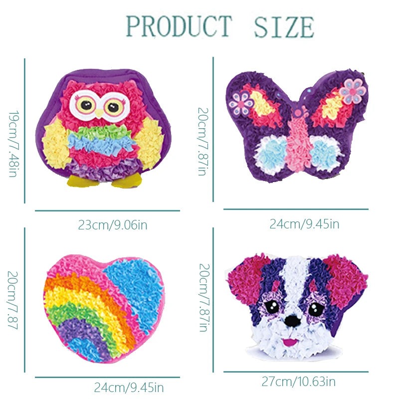 DIY Handmade Plush Pillow Kit