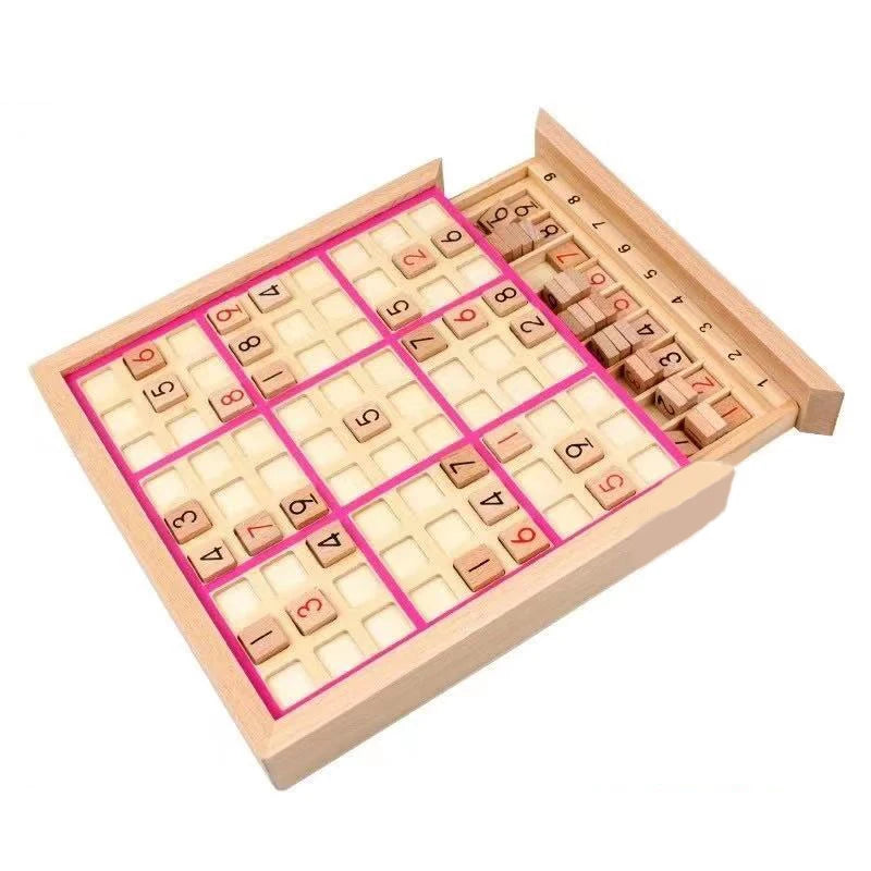 Sudoku Crosswords Montessori Wooden Educational Digits Logic Game