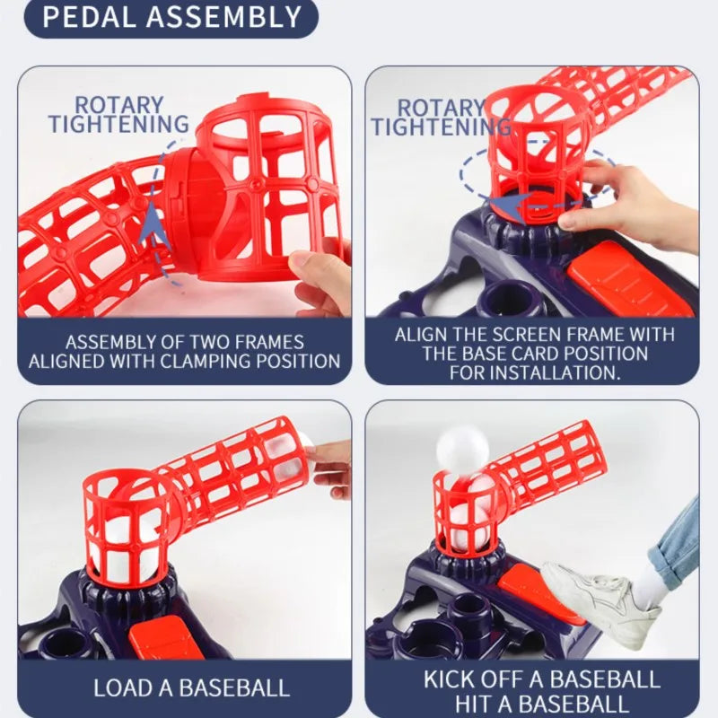 3-in-1 TEE Baseball Set – Outdoor Sports & Baseball Training Toy