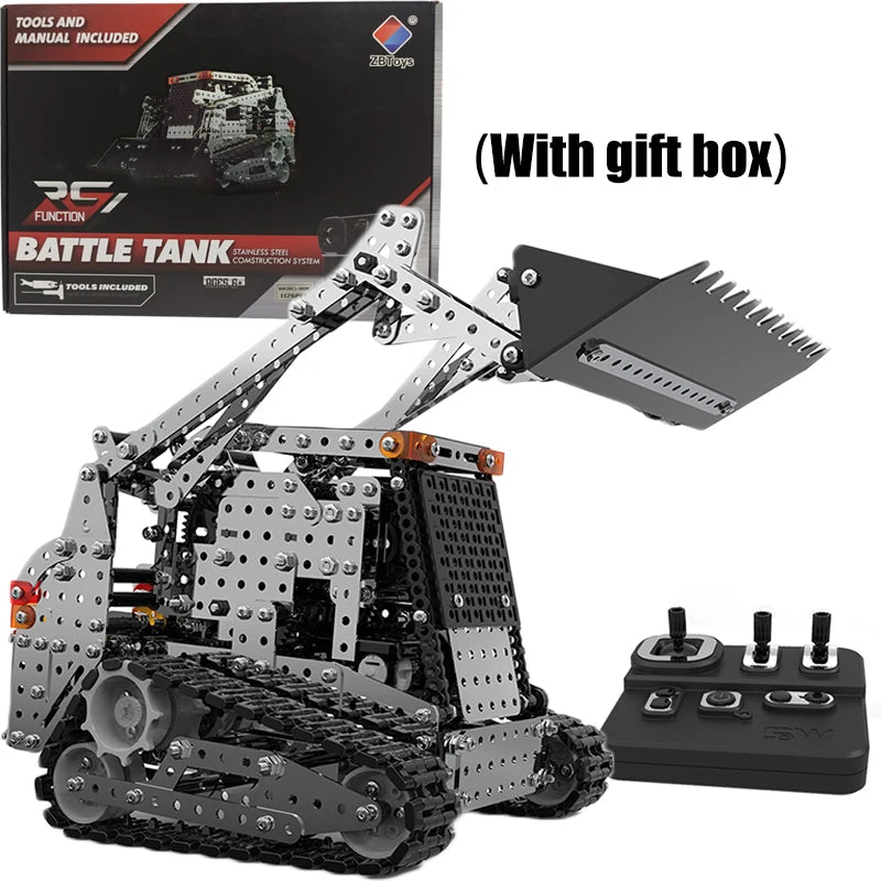 Alloy Bulldozer Robot Construction Set