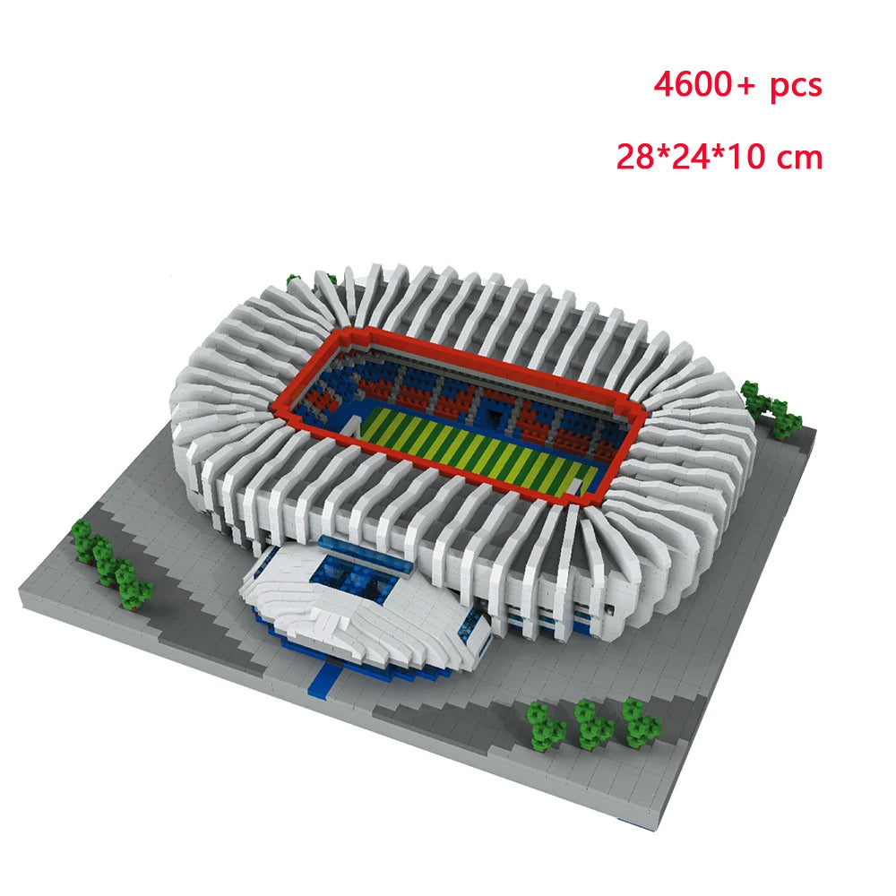 Barcelona Soccer Stadium Micro Blocks Building Set