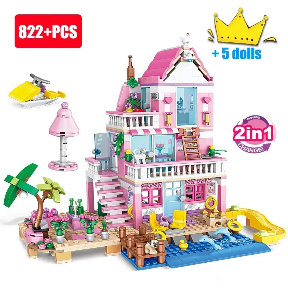 City Tree House Building Blocks Set