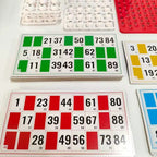 Match Number Color Line Bingo Board Game