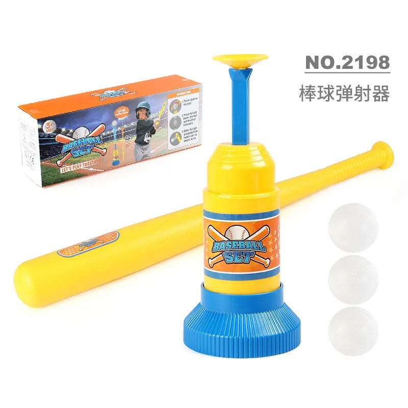 Adjustable Baseball Throwing Machine Combo Set