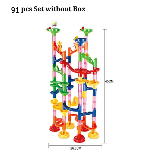 Marble Run Building Blocks Set