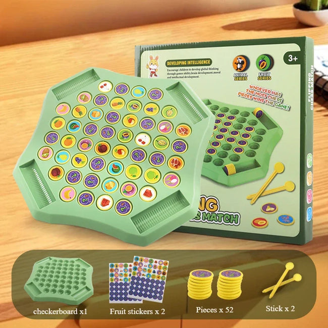 Animal & Fruit Flip Chess Board Game Hover Image