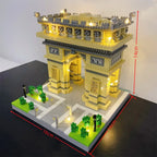 Louvre Model Micro Mini Building Blocks Toy Set