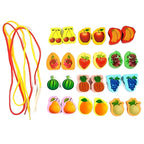 Wooden Montessori Educational DIY Stringing & Threading Toy Set